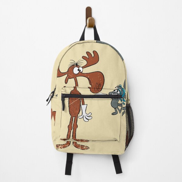 Item preview, Bullwinkle and Rocky - Authentic Vintage Distressed Style designed and sold by Offset Vinyl Film.