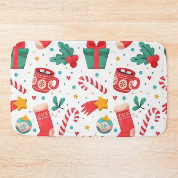 Item preview, Festive White Cat designed and sold by JonysCreativeDesigns.