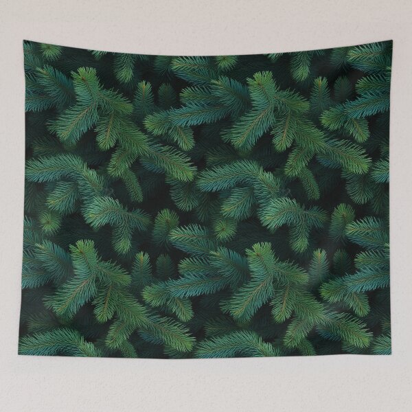 Item preview, Dark Evergreen Pine Branches designed and sold by DigitaICraft.