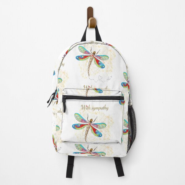 Item preview, With Sympathy, Dragonfly illustration handmade by Pascale Breton designed and sold by Pascale Breton.