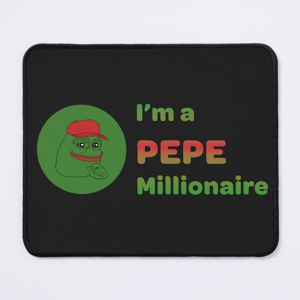 Item preview, PEPE Millionaire Crypto Art designed and sold by cabana.space.