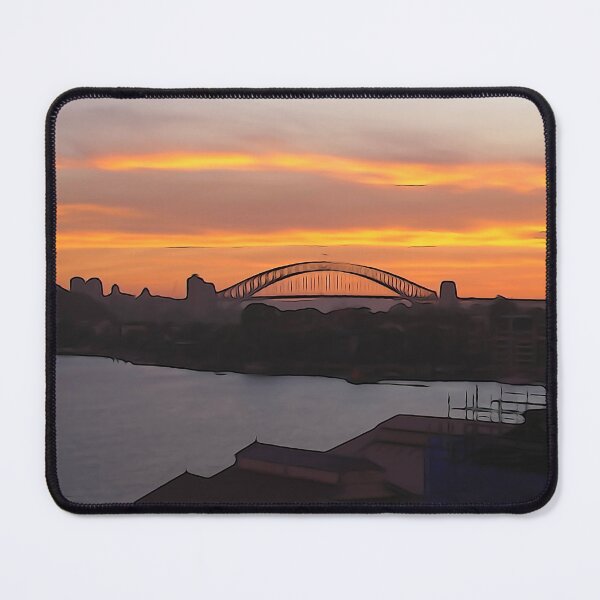 Item preview, SYDNEY HARBOUR BRIDGE SUNRISE Illustration designed and sold by Annalucia.