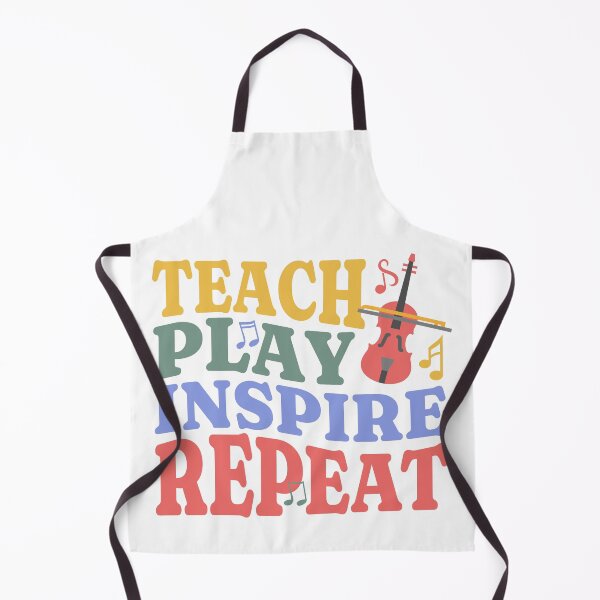 Item preview, Teach Play Inspire Repeat for violin teacher designed and sold by Elvin Dantes.