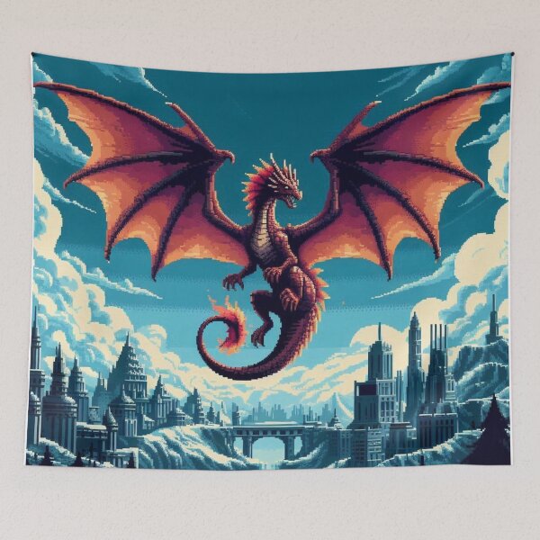Aperçu de l'œuvre Dragon volant créée et vendue par TheMysticCats.