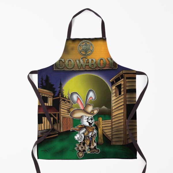 Item preview, Bunny cowboy cartoon illustration designed and sold by Dimisbarbarian.