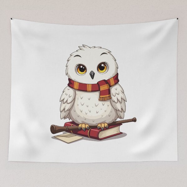 Item preview, Festive Hedwig Holiday Owl / owl xmas designed and sold by Krasnovaovaova.