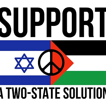 Artwork thumbnail, Support a two-state solution by Rachel the Artist