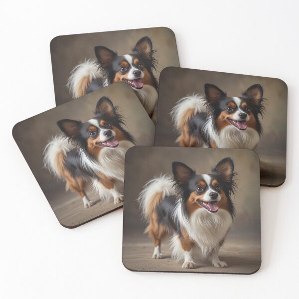 Item preview, Papillon Puppy Portrait designed and sold by Skye Ryan-Evans.
