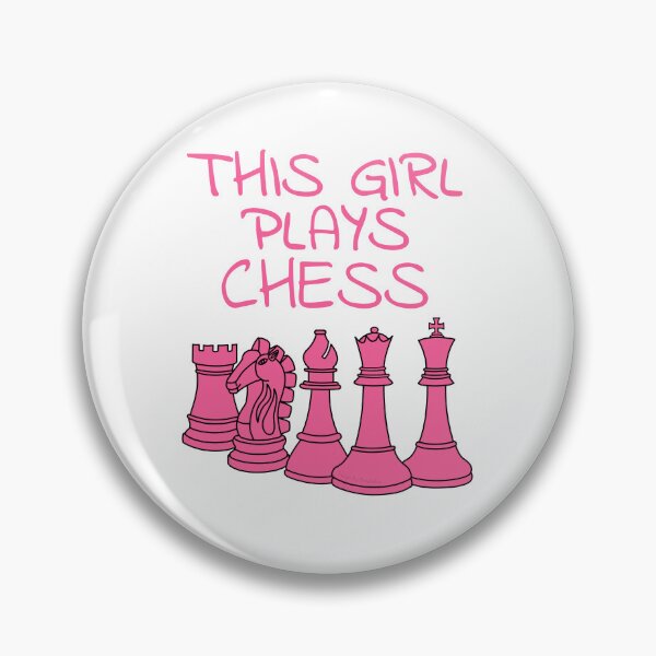 Item preview, This Girl Plays Chess designed and sold by doodlerob.