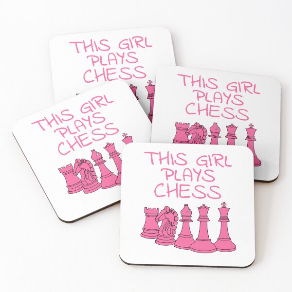 Item preview, This Girl Plays Chess designed and sold by doodlerob.