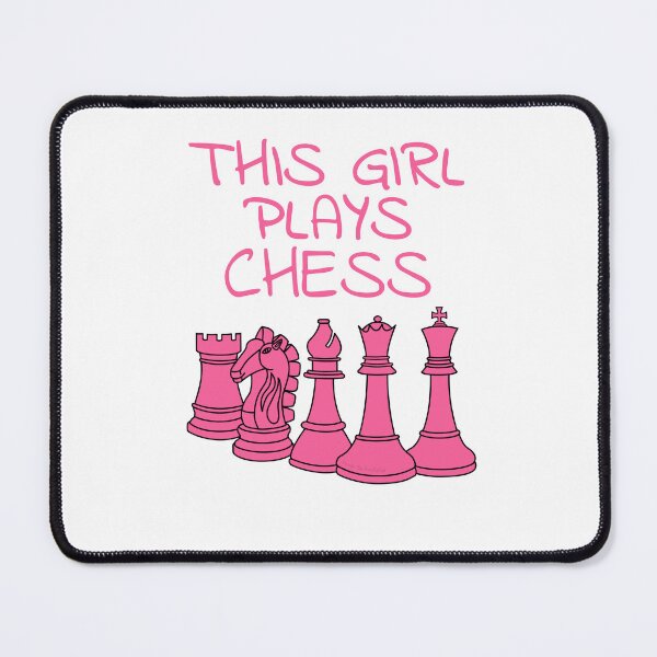 Item preview, This Girl Plays Chess designed and sold by doodlerob.