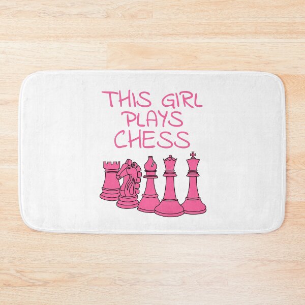Item preview, This Girl Plays Chess designed and sold by doodlerob.