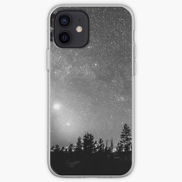 Forest Silhouettes Constellation Astronomy Gazing iPhone Soft Case