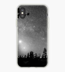 Forest Silhouettes Constellation Astronomy Gazing iPhone Case