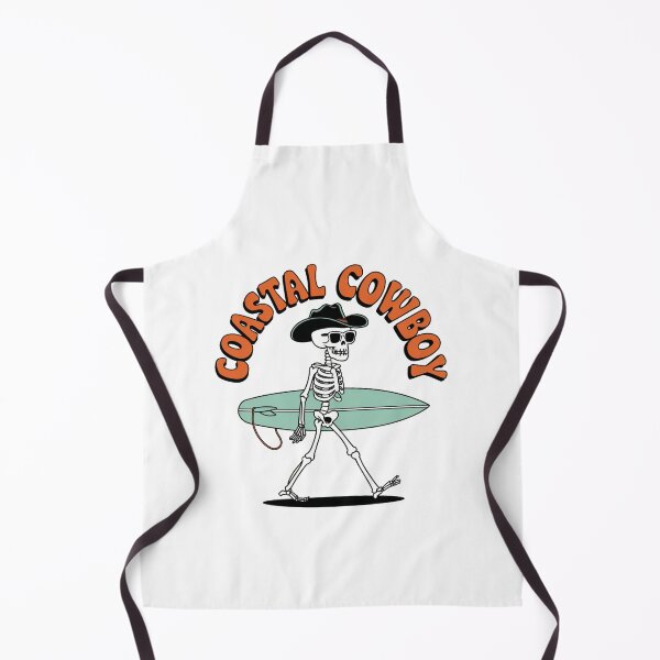Item preview, Coastal Cowboy – Retro Surfer Skeleton designed and sold by OldSchoolRetro.
