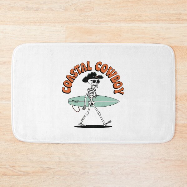 Item preview,  Coastal Cowboy – Retro Surfer Skeleton designed and sold by OldSchoolRetro.