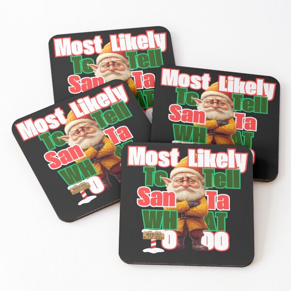 Item preview, Santa's Boss Elf Funny Christmas Humor designed and sold by DominEdge.