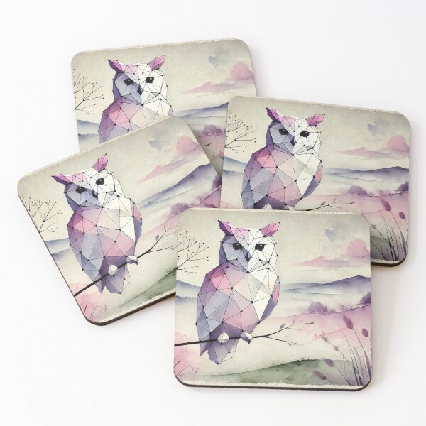 Item preview, Mystical Owl at Dusk designed and sold by wrkspc-xyz.