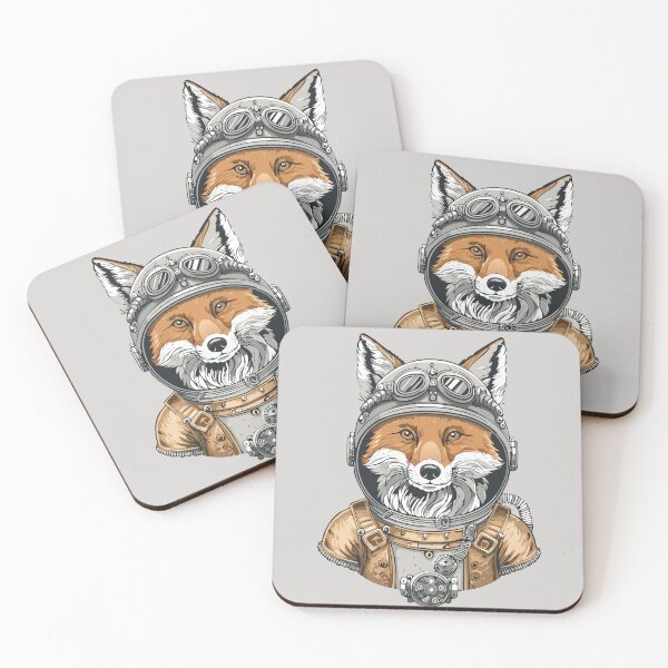 Item preview, Victorian Inspired Space Cadet Fox designed and sold by CosioInc.