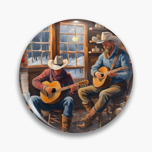 Artikelvorschau, Cowboys Winternacht entworfen und verkauft von Paw's Arts.