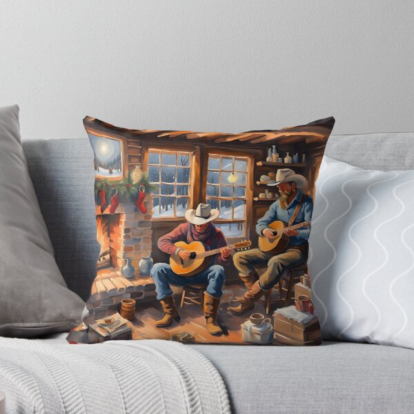 Artikelvorschau, Cowboys Winternacht entworfen und verkauft von Paw's Arts.