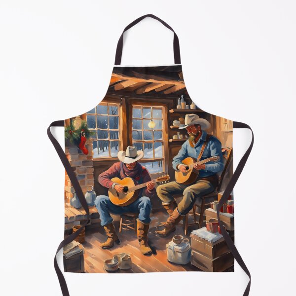 Item preview, Cowboy's Winters Night designed and sold by Paw's Arts.