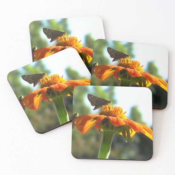 Item preview, Two Butterflies On An Orange Flower designed and sold by LensLily.