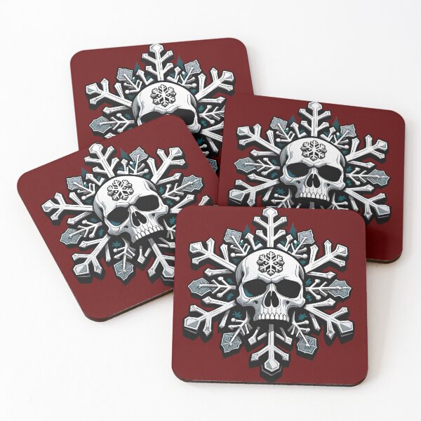 Item preview, Skull snowflake holiday design designed and sold by Heaven Welch.