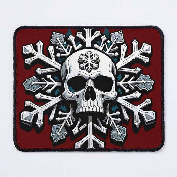 Item preview, Skull snowflake holiday design designed and sold by Heaven Welch.