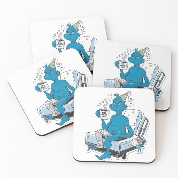 Item preview, The Grinch and Knee Surgery Meme Sticker  designed and sold by Elijah Beckham.