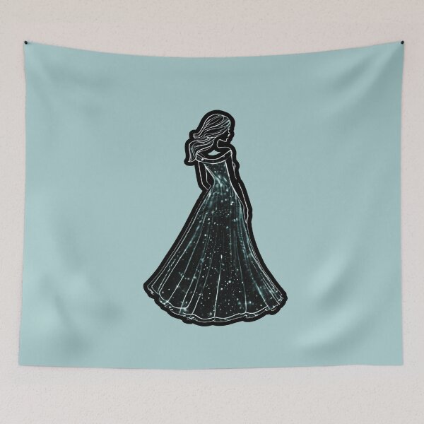 Item preview, Princess in prom dress silhouette designed and sold by All-About-Life.