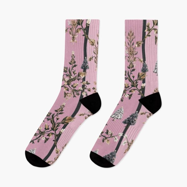 Item preview, Matte Mauve & Black Striped With Christmas Trees designed and sold by DesignsByPrnces.