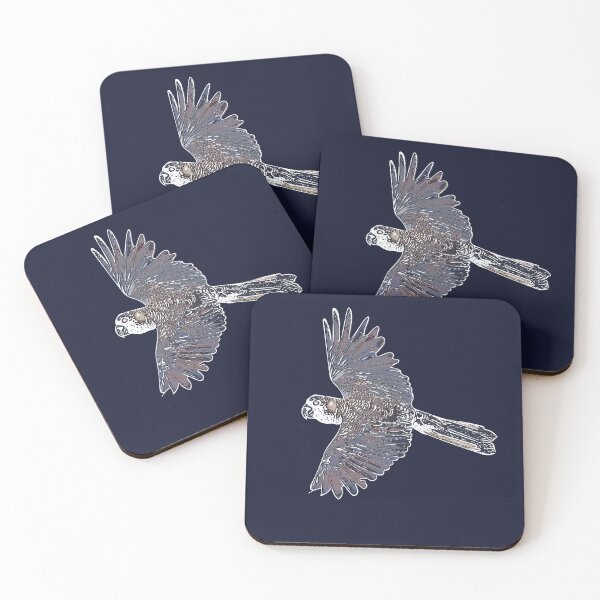 Item preview, Baudin's Black-Cockatoo White Alternate Design  designed and sold by designsasstultd.