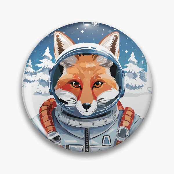 Item preview, Winter Inspired Space Cadet Fox designed and sold by CosioInc.
