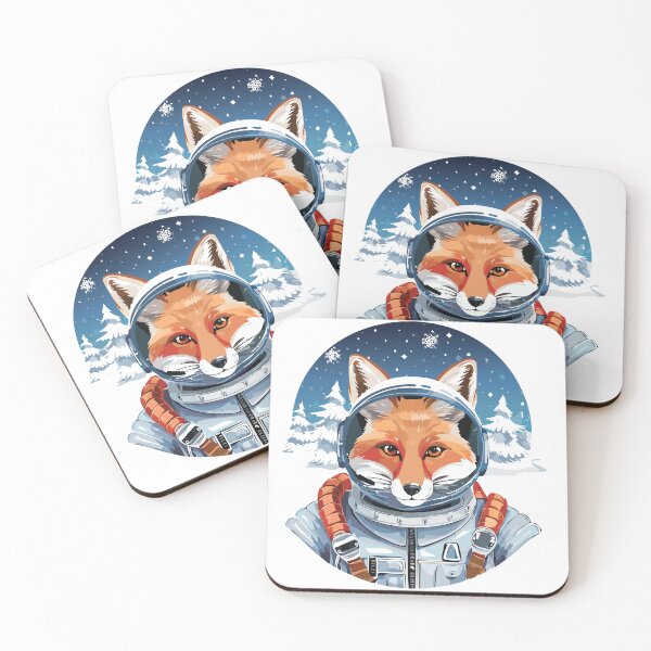 Item preview, Winter Inspired Space Cadet Fox designed and sold by CosioInc.
