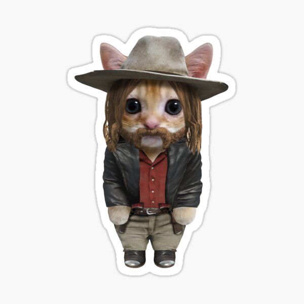 Vista previa del artículo con la obra «Gatito de Micah Bell», diseñado y vendido por RDRazzmatazz.