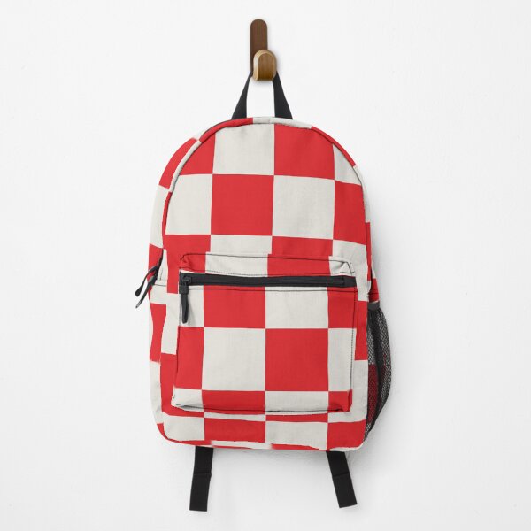 Item preview, Red and Cream Checkerboard Pattern designed and sold by TRNCreative.