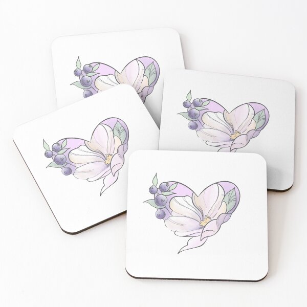 Item preview, Flower in the heart with blueberries pinterest aesthetic designed and sold by sottosaturno.