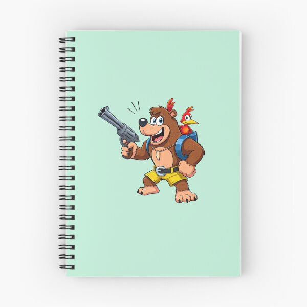 Item preview, banjo & kazooie with a gun designed and sold by MoGalal3563.