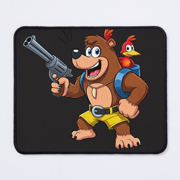 Item preview, banjo & kazooie with a gun designed and sold by MoGalal3563.