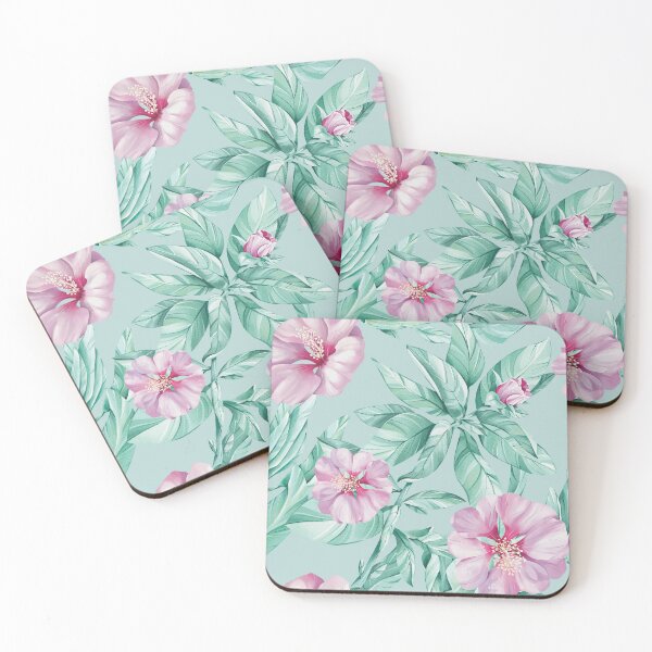 Item preview, Pink Hibiscus tropical pattern designed and sold by Ainhoa Abad.