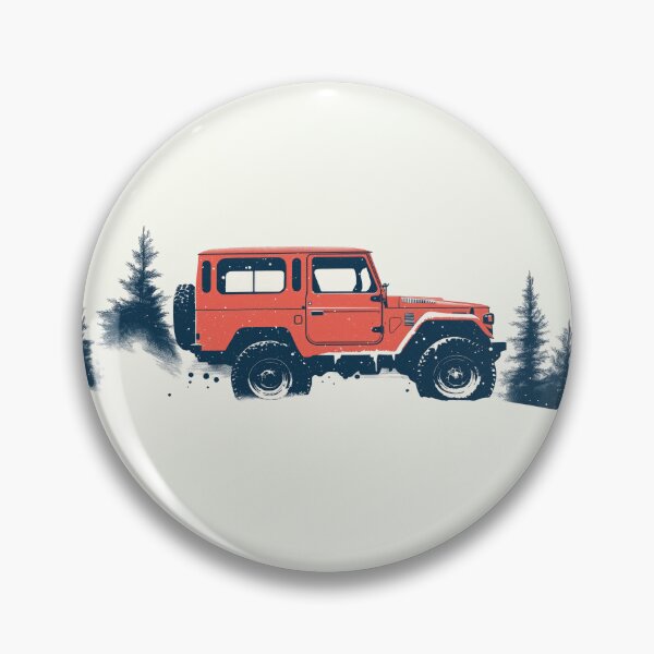 Item preview, Toyota Land Cruiser J40 Dashing through the snow designed and sold by blackdogshop.