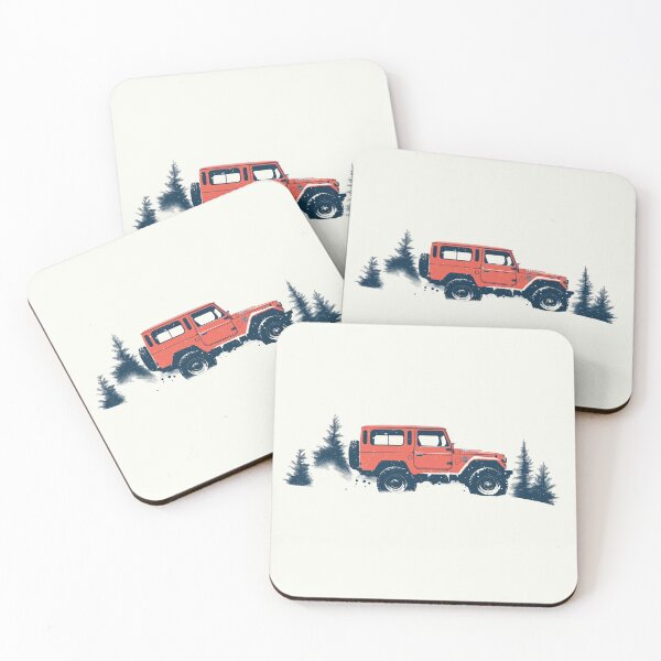 Item preview, Toyota Land Cruiser J40 Dashing through the snow designed and sold by blackdogshop.