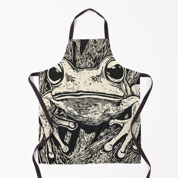 Item preview, Woodcut Frog Print designed and sold by HardysHouse.