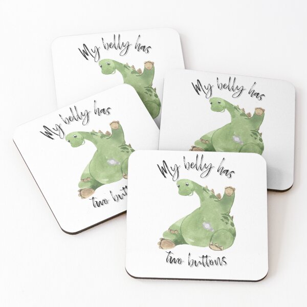 Item preview, My Belly has Two Buttons G-Tube Big Green Dinosaur designed and sold by MamaCDesigns.
