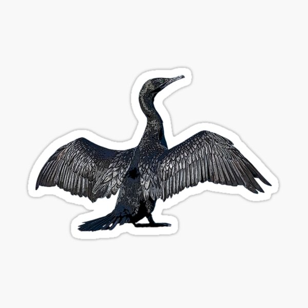 Item preview, Little Black Cormorant Color Design  designed and sold by designsasstultd.