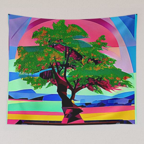 Item preview, Cherry tree amidst rocks 1 designed and sold by George Hutton Hunter.