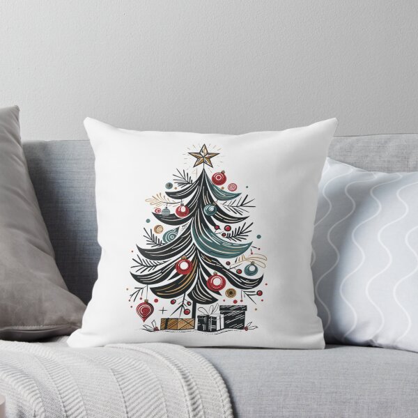 Item preview, Whimsical Festive Fir designed and sold by OLLIEDIGITALS.