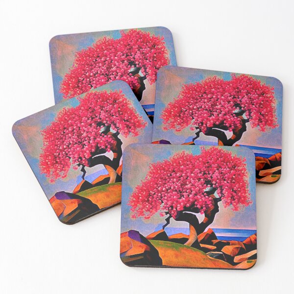 Item preview, Cherry tree amidst rocks 2 designed and sold by George Hutton Hunter.