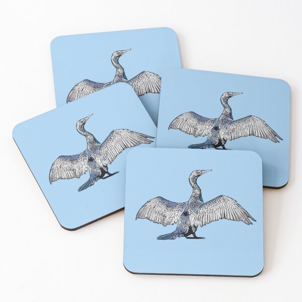 Item preview, Little Black Cormorant Black Alternate Design  designed and sold by designsasstultd.